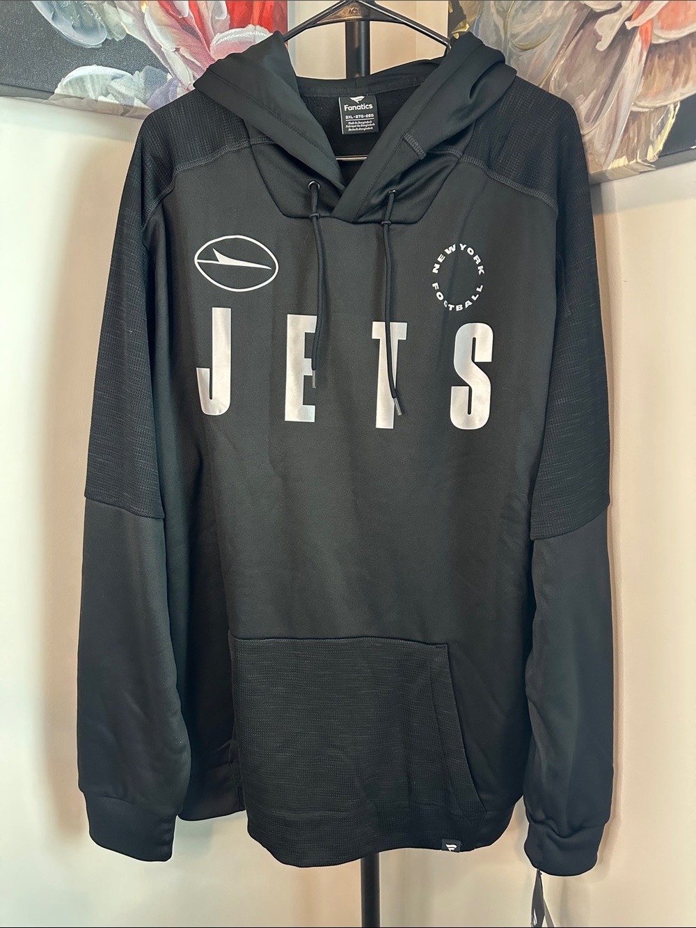 New York Jets Fanatics Chip Shot Pullover Hoodie - Black